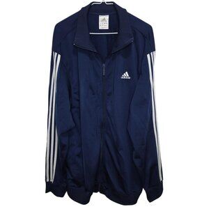 1238 adidas Tall Activewear Full Zip Jacket Sz.XL Mens